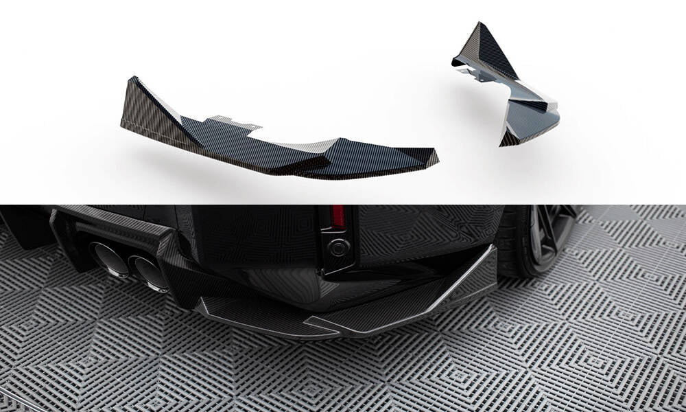 Maxton Carbon Fiber Heck Ansatz Flaps Diffusor für BMW M2 G87