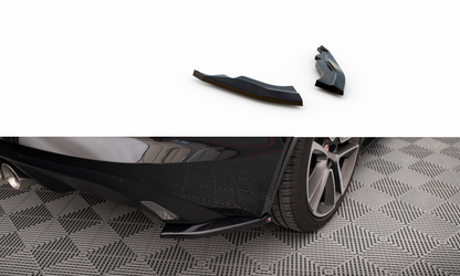 Maxton Heck Ansatz Flaps Diffusor für Jaguar F-Type Mk1 Facelift schwarz Hochglanz