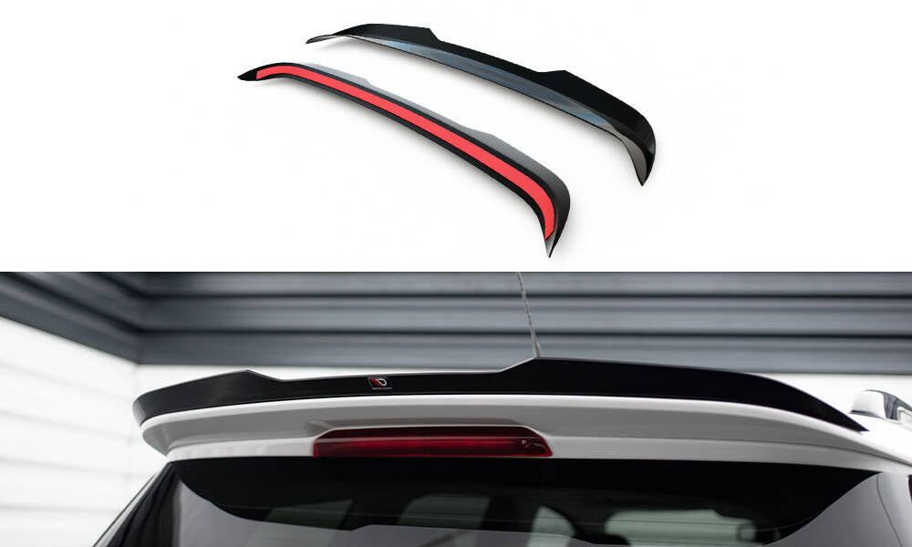 Maxton Spoiler CAP für Ford Kuga ST-Line Mk2 schwarz Hochglanz