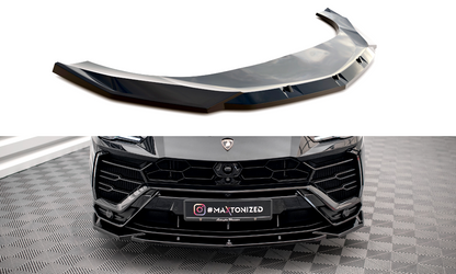 Maxton Front Ansatz V.2 für Lamborghini Urus Mk1 schwarz Hochglanz