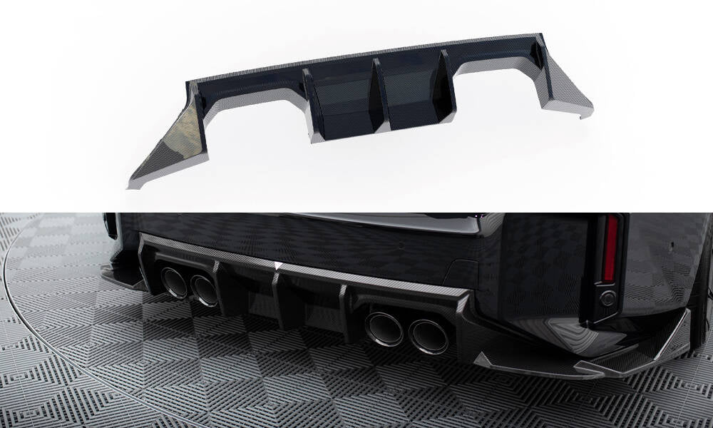 Maxton Carbon Fiber Diffusor Heck Ansatz für BMW M2 G87