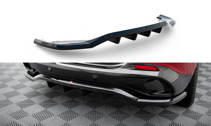 Maxton Mittlerer Diffusor Heck Ansatz DTM Look für Alfa Romeo Tonale Mk1 schwarz Hochglanz