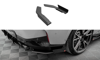 Maxton Street Pro Heck Ansatz Flaps Diffusor +Flaps für BMW 2 Coupe M240i G42 schwarz Hochglanz