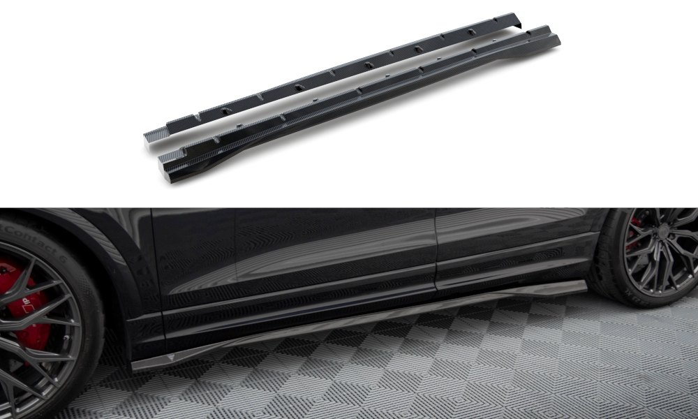 Maxton Carbon Fiber Seitenschweller Audi RSQ8 Mk1