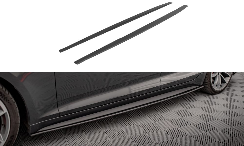 Maxton Street Pro Seitenschweller Ansatz für Audi A5 S-Line / S5 Sportback F5