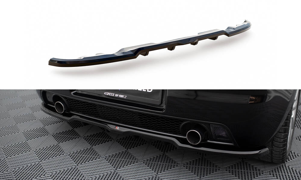 Maxton Mittlerer Diffusor Heck Ansatz DTM Look für Suzuki Swift Sport Mk4 schwarz Hochglanz