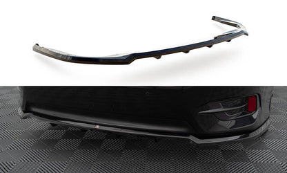 Maxton Mittlerer Diffusor Heck Ansatz DTM Look für Honda Civic Mk10 schwarz Hochglanz