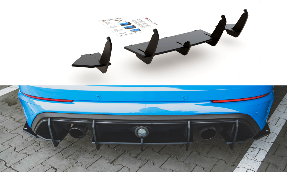 Maxton Robuste Racing Heckschürze für Ford Focus RS Mk3