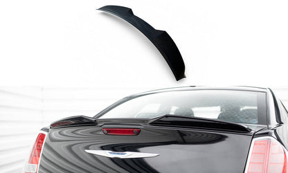 Maxton Spoiler CAP für 3D Chrysler 300 Mk2 schwarz Hochglanz