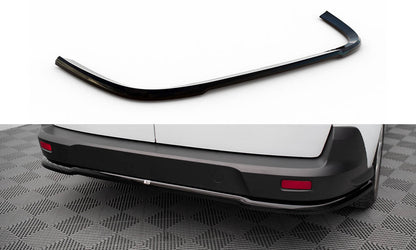 Maxton Zentrale Hinten Splitte Ford Transit Connect Mk2 Facelift schwarz Hochglanz