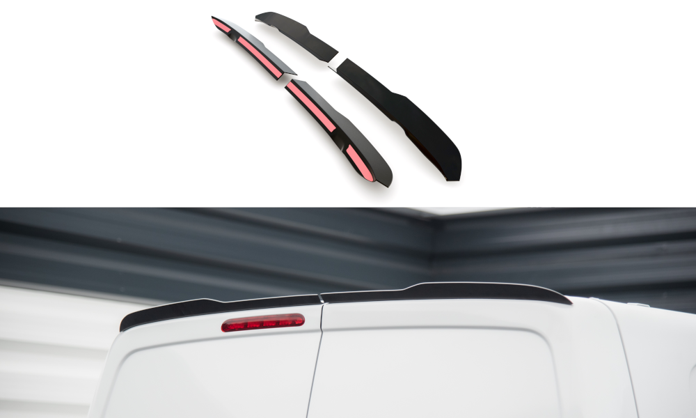 Maxton Spoiler CAP für Citroen Jumpy Mk3 schwarz Hochglanz