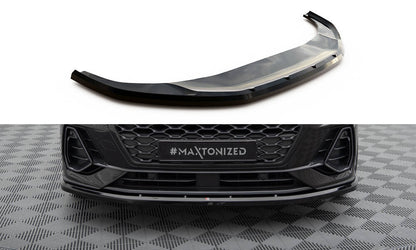 Maxton Front Ansatz V.1 für Audi Q3 Sportback F3 schwarz Hochglanz