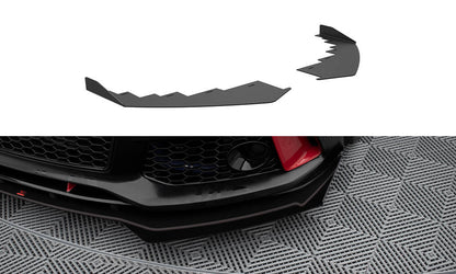 Maxton Front Flaps Audi A7 RS7 Look C7 schwarz Hochglanz
