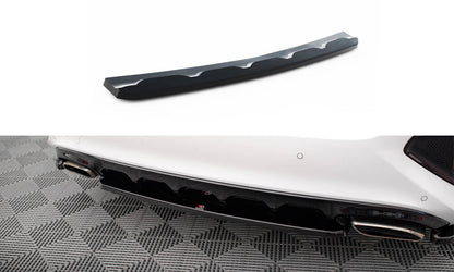 Maxton Mittlerer Diffusor Heck Ansatz für Kia Ceed GT Mk3  schwarz Hochglanz