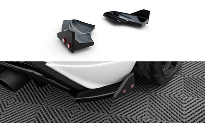 Maxton Heck Ansatz Flaps Diffusor V.3 +Flaps für Ford Fiesta ST Mk7 Facelift