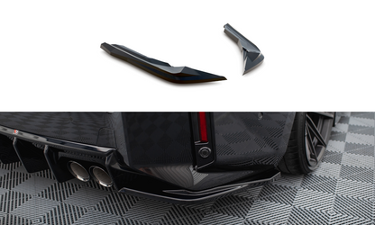 Maxton Heck Ansatz Flaps Diffusor V.3 für BMW M2 G87 schwarz Hochglanz