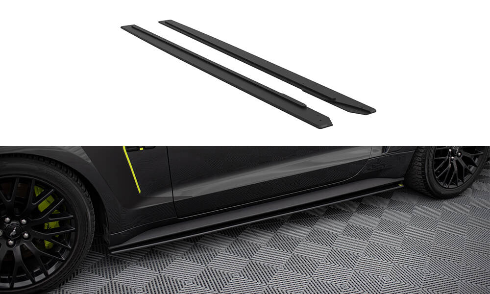 Maxton Street Pro Seitenschweller Ansatz für Ford Mustang GT Mk6