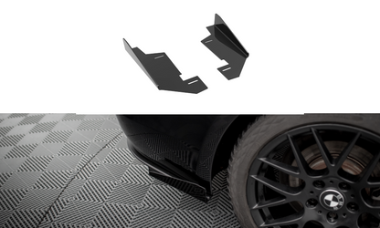 Maxton Hintere Seiten Flaps für BMW 4er Gran Coupe F36 schwarz Hochglanz