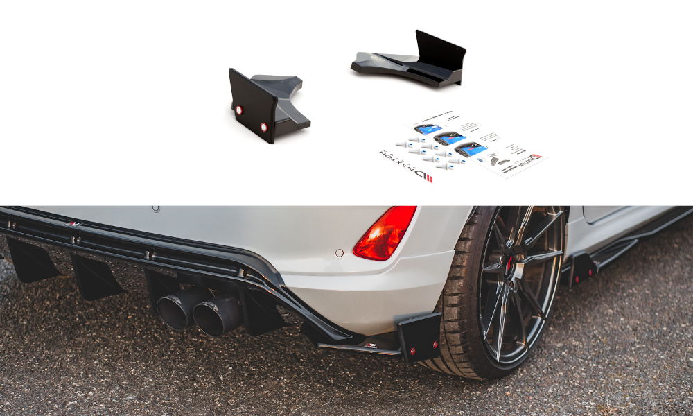 Maxton Heck Ansatz Flaps Diffusor für V.4 + Flaps Ford Fiesta ST Mk8