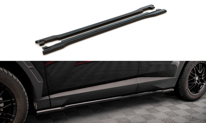 Maxton Seitenschweller Ansatz für Hyundai Tucson Mk4 schwarz Hochglanz