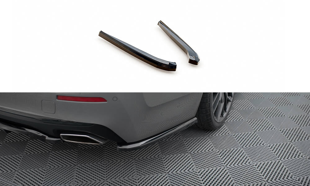 Maxton Heck Ansatz Flaps Diffusor für BMW 5er G30 / G31 Facelift schwarz Hochglanz