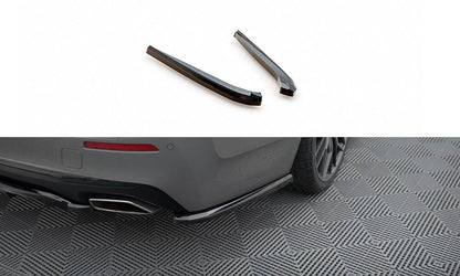 Maxton Heck Ansatz Flaps Diffusor für BMW 5er G30 / G31 Facelift schwarz Hochglanz