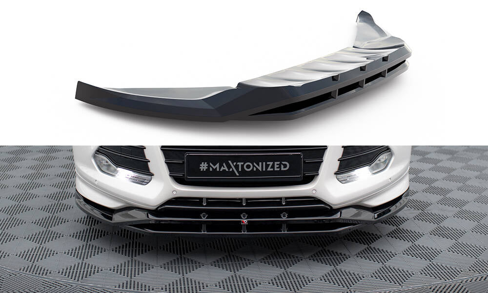 Maxton Front Ansatz für Ford Kuga ST-Line Mk2 schwarz Hochglanz