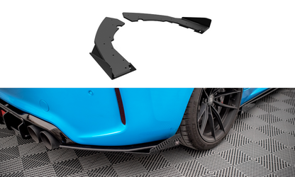 Maxton Street Pro Heck Ansatz Flaps Diffusor +Flaps für BMW M2 F87 schwarz Hochglanz