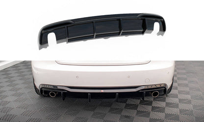 Maxton Diffusor Heck Ansatz für Audi A5 Coupe 8T Facelift (Version mit Einzelauspuff auf beiden Seiten)