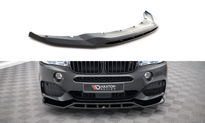 Maxton Front Ansatz V.2 für BMW X5 M-Paket F15 schwarz Hochglanz