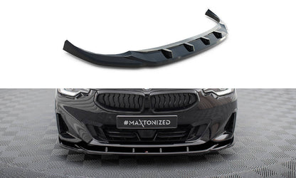 Maxton Front Ansatz V.3 für BMW 2 Coupe G42 schwarz Hochglanz