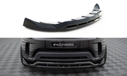 Maxton Front Ansatz für Land Rover Discovery HSE Mk5 schwarz Hochglanz