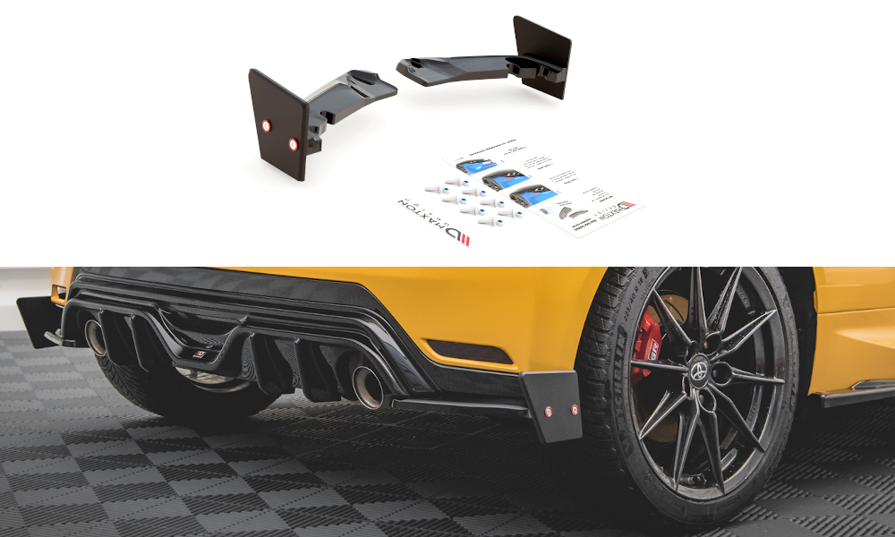 Maxton Heck Ansatz Flaps Diffusor +Flaps für V.4 Toyota GR Yaris Mk4
