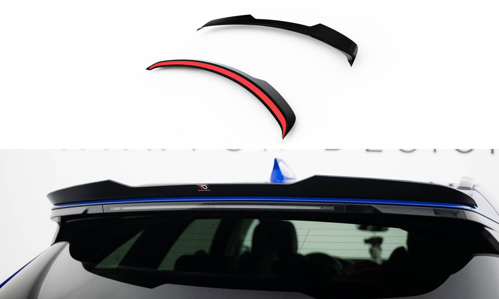 Maxton Spoiler CAP für Jaguar F-Pace R-Sport Mk1 schwarz Hochglanz