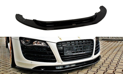 Maxton Front Ansatz für Audi R8 Mk.1 schwarz Hochglanz