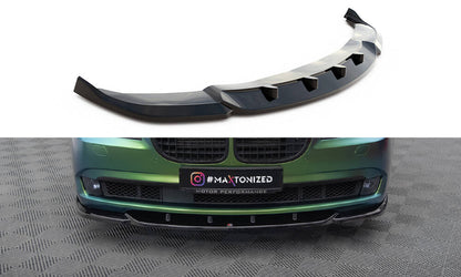 Maxton Front Ansatz V.1 für BMW 7 F01 schwarz Hochglanz