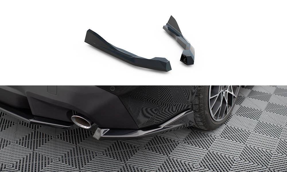 Maxton Heck Ansatz Flaps Diffusor V.2 für BMW 2 Coupe G42 schwarz Hochglanz
