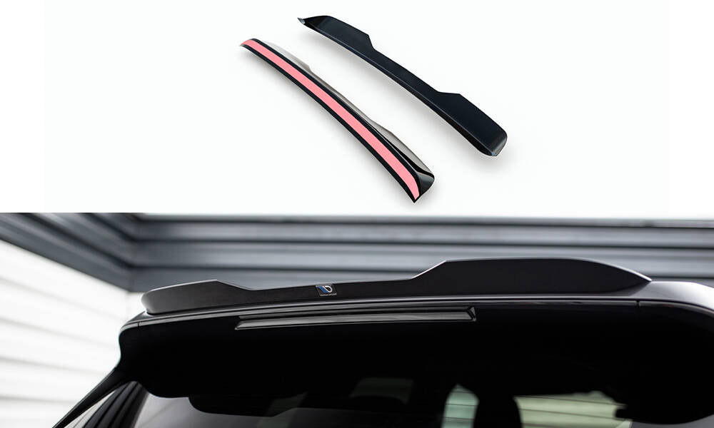 Maxton Spoiler CAP für BMW iX M-Paket i20 schwarz Hochglanz