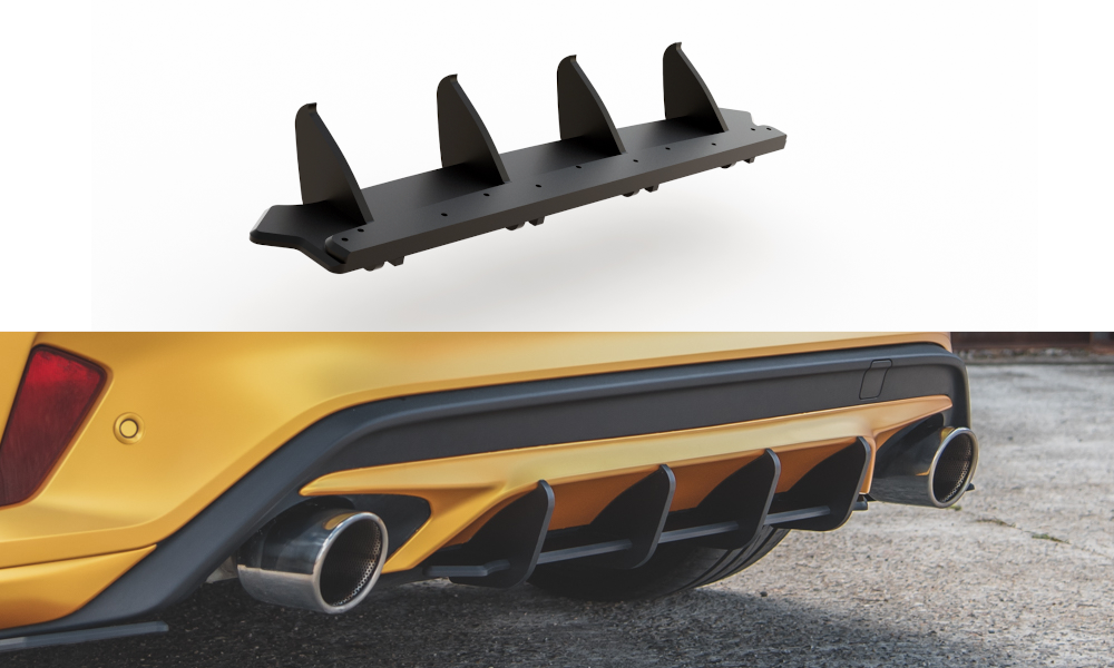 Maxton Robuste Racing Heckschürze für Ford Focus ST Mk4