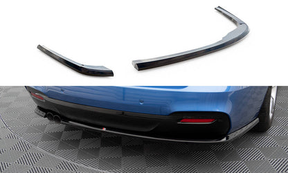 Maxton Heck Ansatz Flaps Diffusor für BMW 3er GT M-Paket F34 schwarz Hochglanz