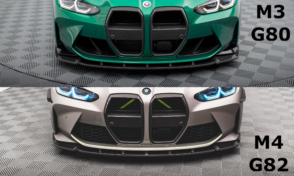 Maxton Carbon Fiber Front Ansatz V.1 für BMW M4 G82  / M3 G80