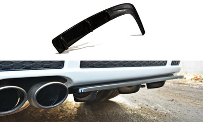 Maxton Diffusor Heck Ansatz für AUDI RS4 B5 DTM LOOK schwarz Hochglanz