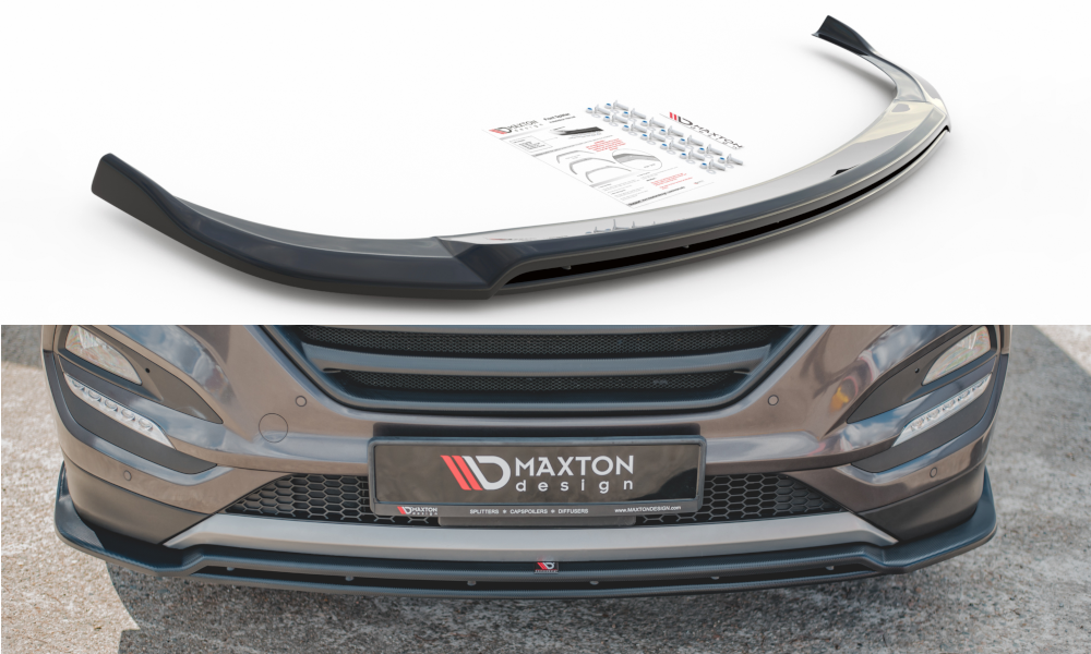 Maxton Front Ansatz für Hyundai Tucson Mk3 schwarz matt