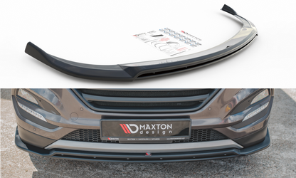 Maxton Front Ansatz für Hyundai Tucson Mk3 schwarz matt