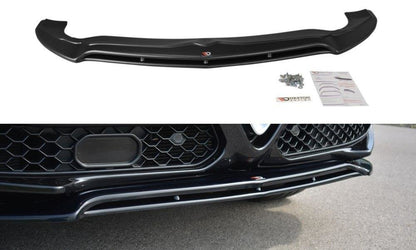 Maxton Front Ansatz V.2 für Alfa Romeo Stelvio schwarz matt