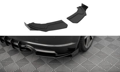 Maxton Street Pro Heck Ansatz Flaps Diffusor +Flaps für Audi TT S-Line 8S schwarz Hochglanz