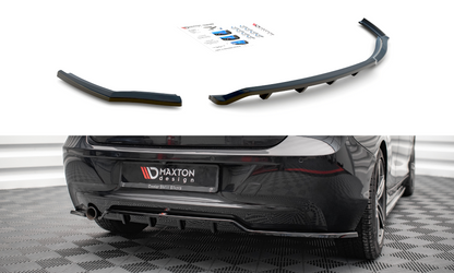 Maxton Mittlerer Diffusor Heck Ansatz DTM Look für BMW 1er F20 schwarz Hochglanz