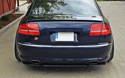 Maxton Mittlerer Diffusor Heck Ansatz für AUDI S8 D3 DTM LOOK schwarz Hochglanz