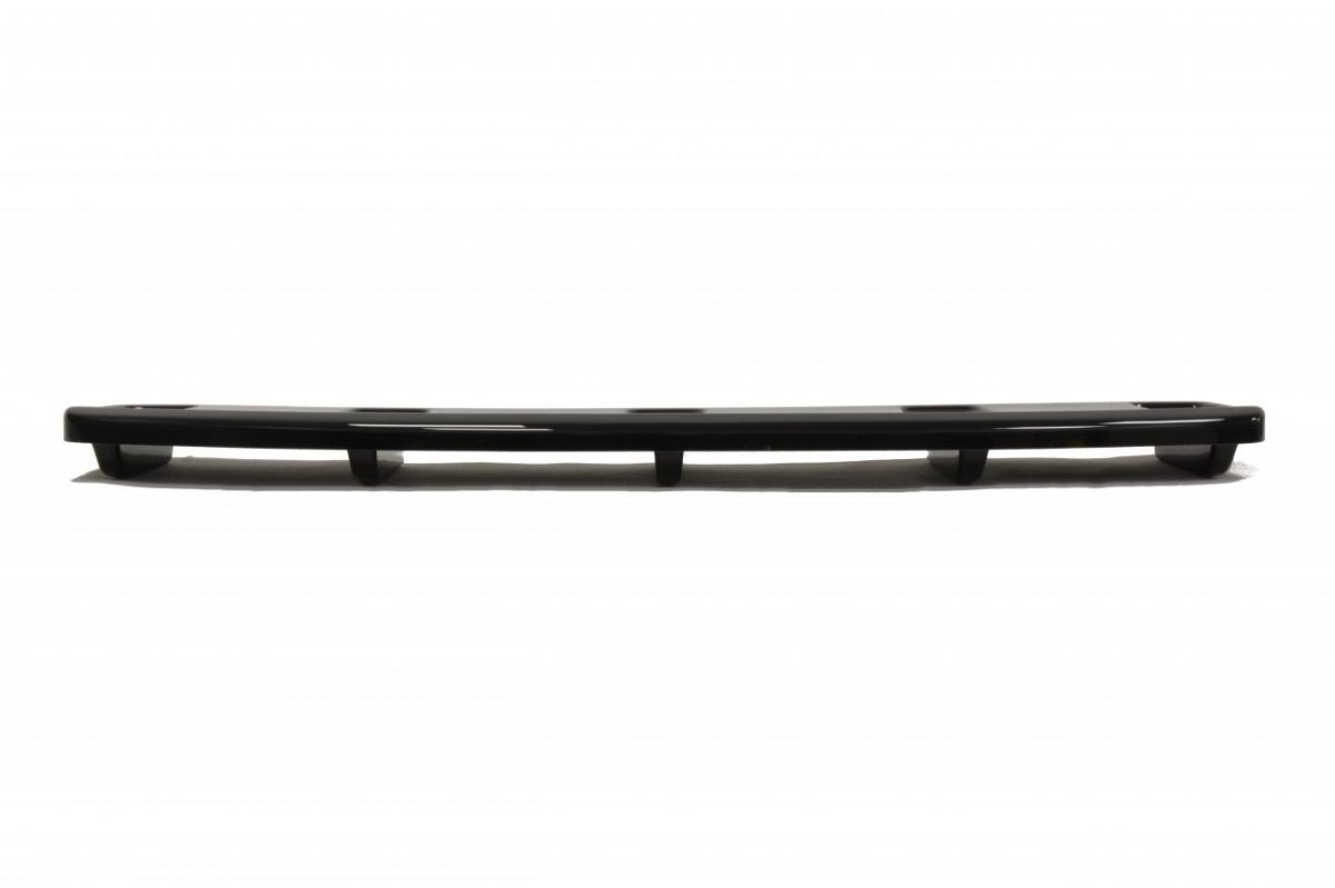 Maxton Mittlerer Diffusor Heck Ansatz für AUDI A7 S-LINE (FACELIFT) im DTM LOOK schwarz Hochglanz