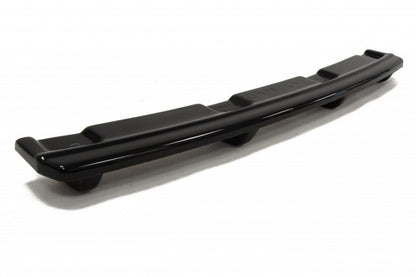 Maxton Mittlerer Diffusor Heck Ansatz für BMW 1er F20/F21 M-Power im DTM LOOK schwarz Hochglanz